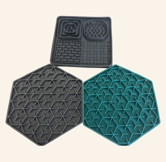 Tapis de léchage anti-glouton