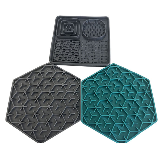 Tapis de léchage anti-glouton