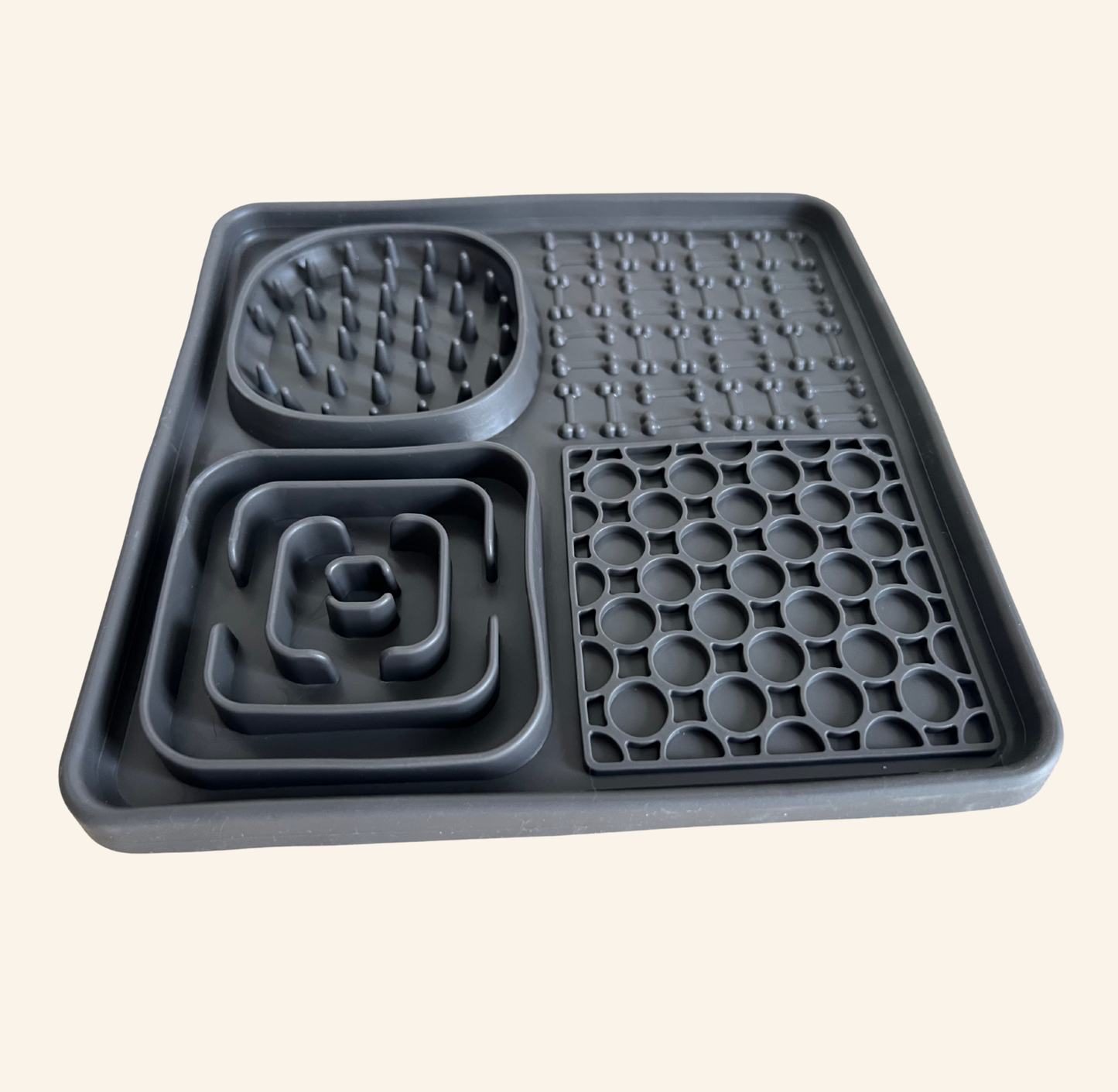 Tapis de léchage anti-glouton